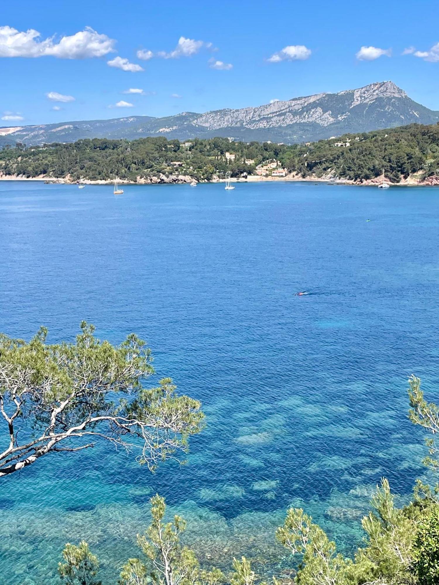 Agréable studio vue mer refait à neuf&climatisé Le Pradet Extérieur photo